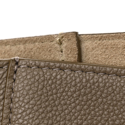 Celine Soft Grained Calfskin Sangle Bucket Bag Taupe 11 of 11