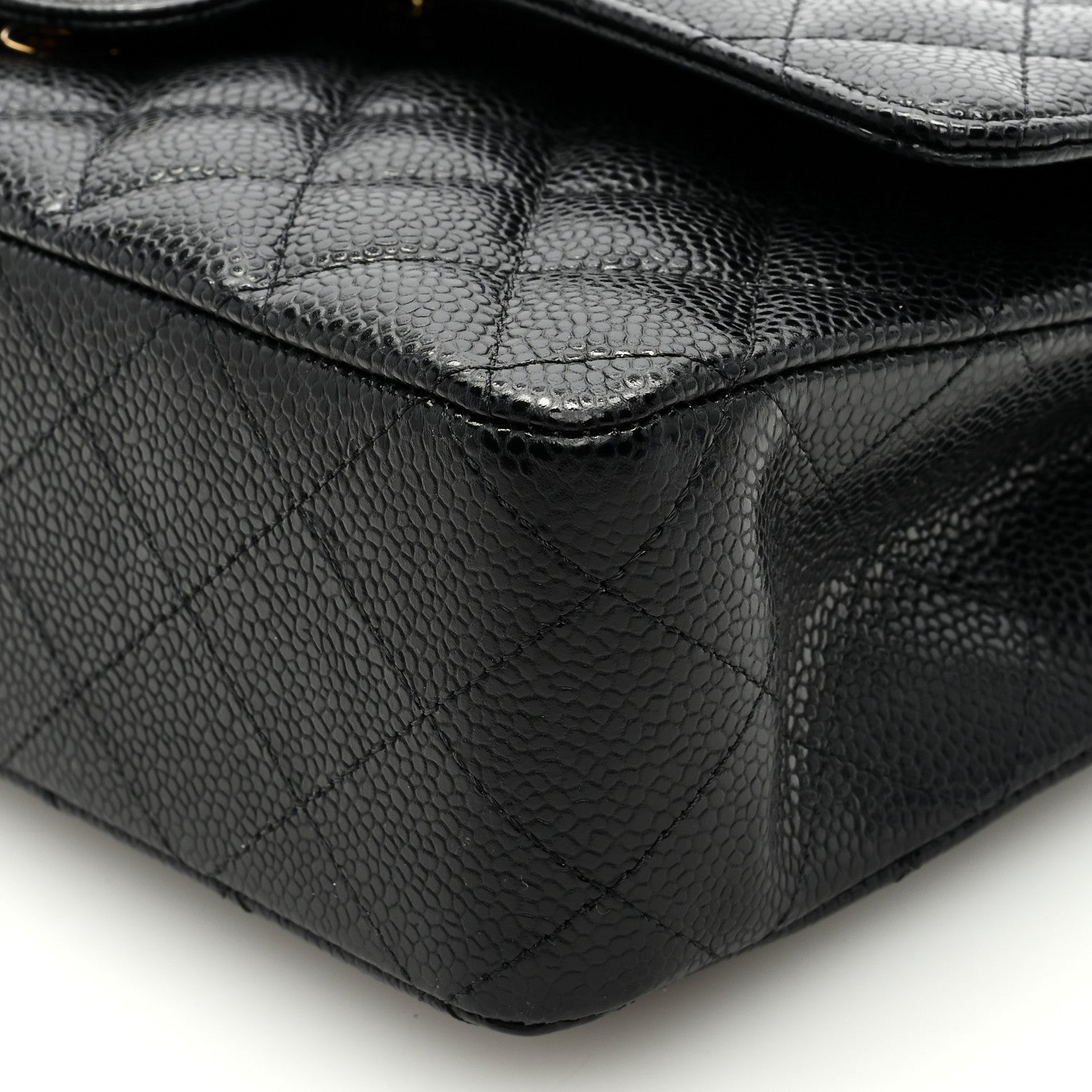 Chanel Caviar Quilted Medium Double Flap Black 9 of 9