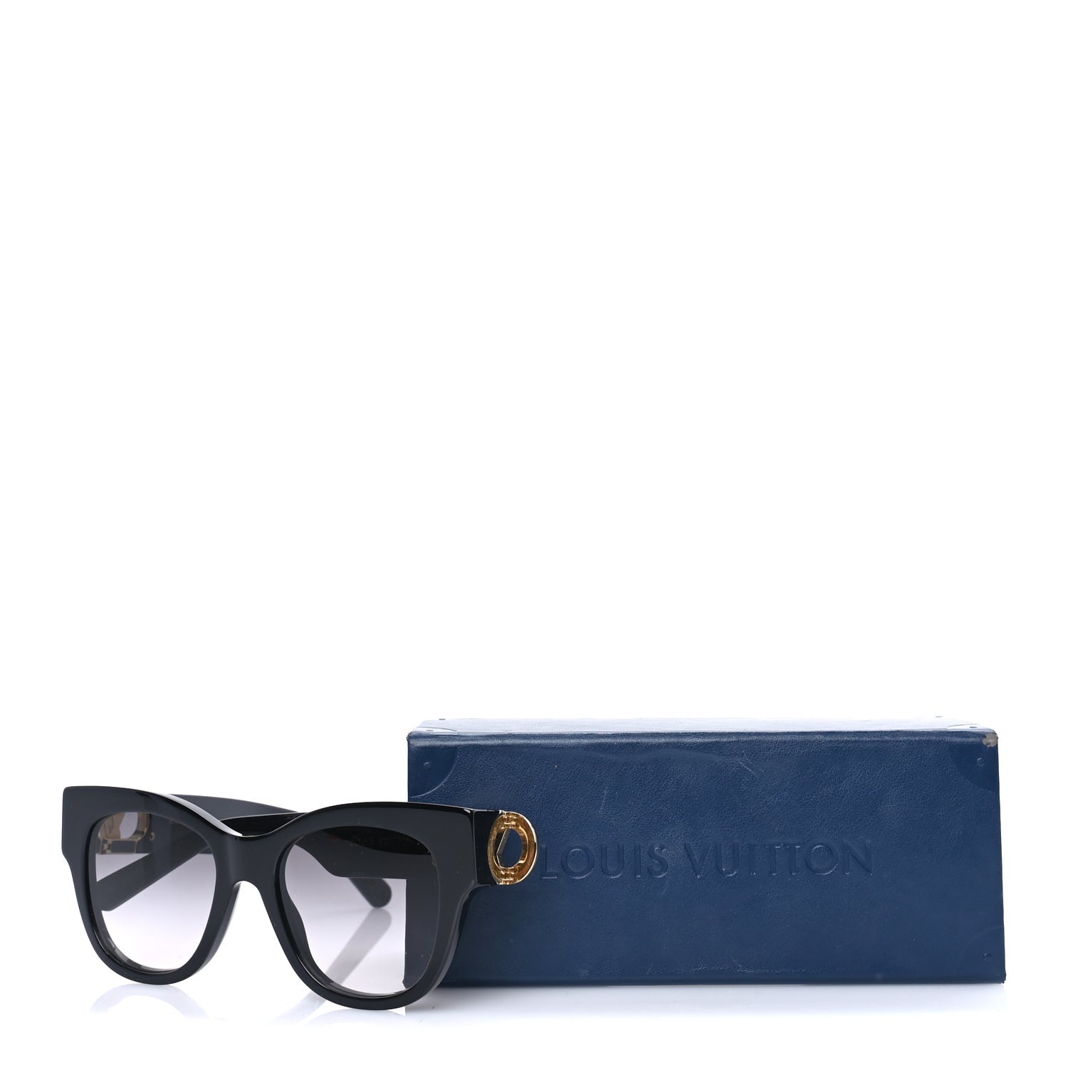 Louis Vuitton Acetate LV Link Square Sunglasses Z1478W  Black 7 of 7