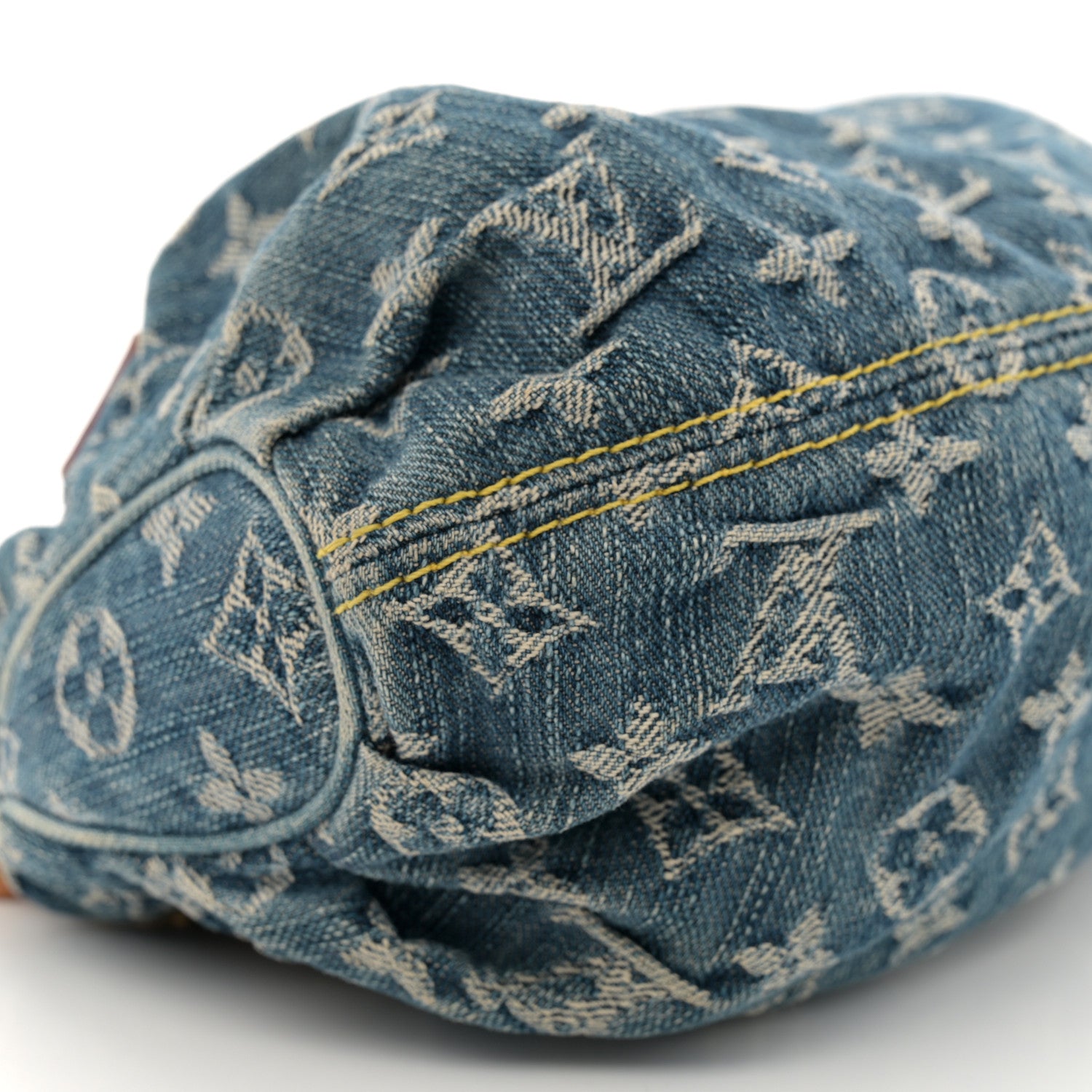 Louis Vuitton Monogram Denim Pleaty Blue 8 of 10