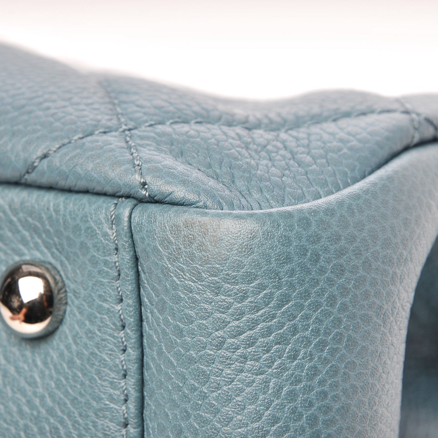 Caviar Quilted Timeless CC Tote Blue