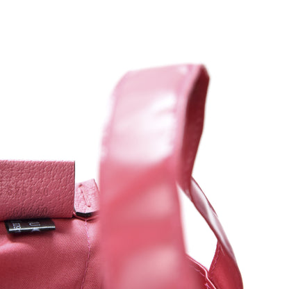 Gucci Patent Canvas Frame Logo Vertical Tote Glam Pink 8 of 9