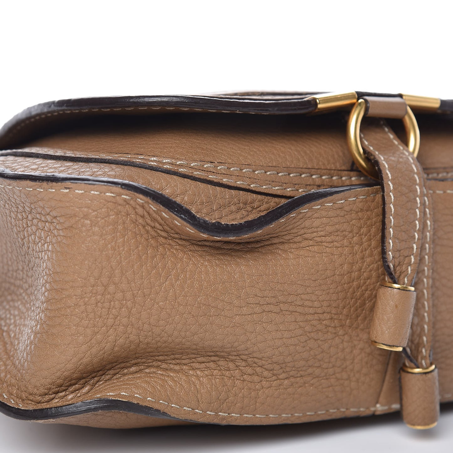 Calfskin Mini Marcie Satchel Nut