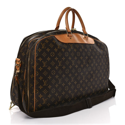 Louis Vuitton Monogram Alize 2 Compartment Luggage Travel Bag 3 of 17