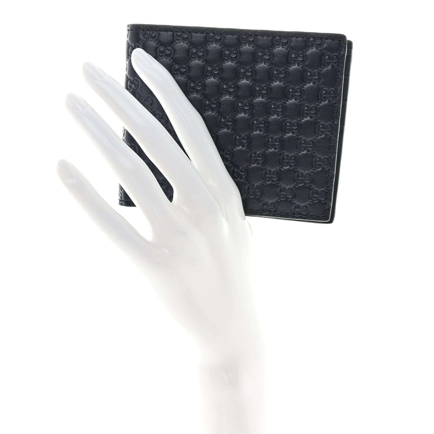 Guccissima Avel Bi-Fold Wallet Blue