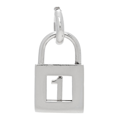 Tiffany Sterling Silver No 1 Lock Charm Pendant 1 of 4