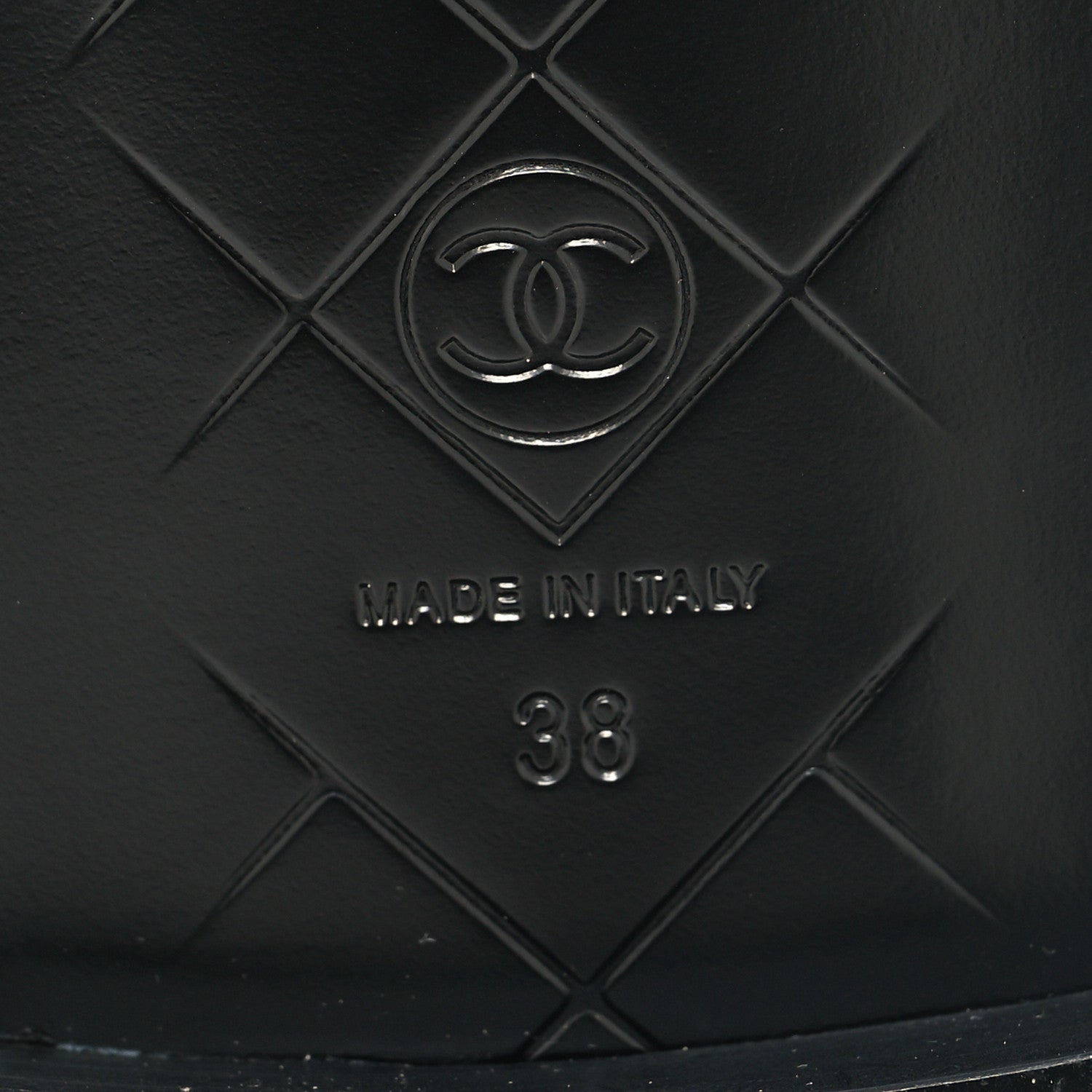 Chanel Lambskin Quilted CC Turnlock Loafers 38 Black 7 of 9