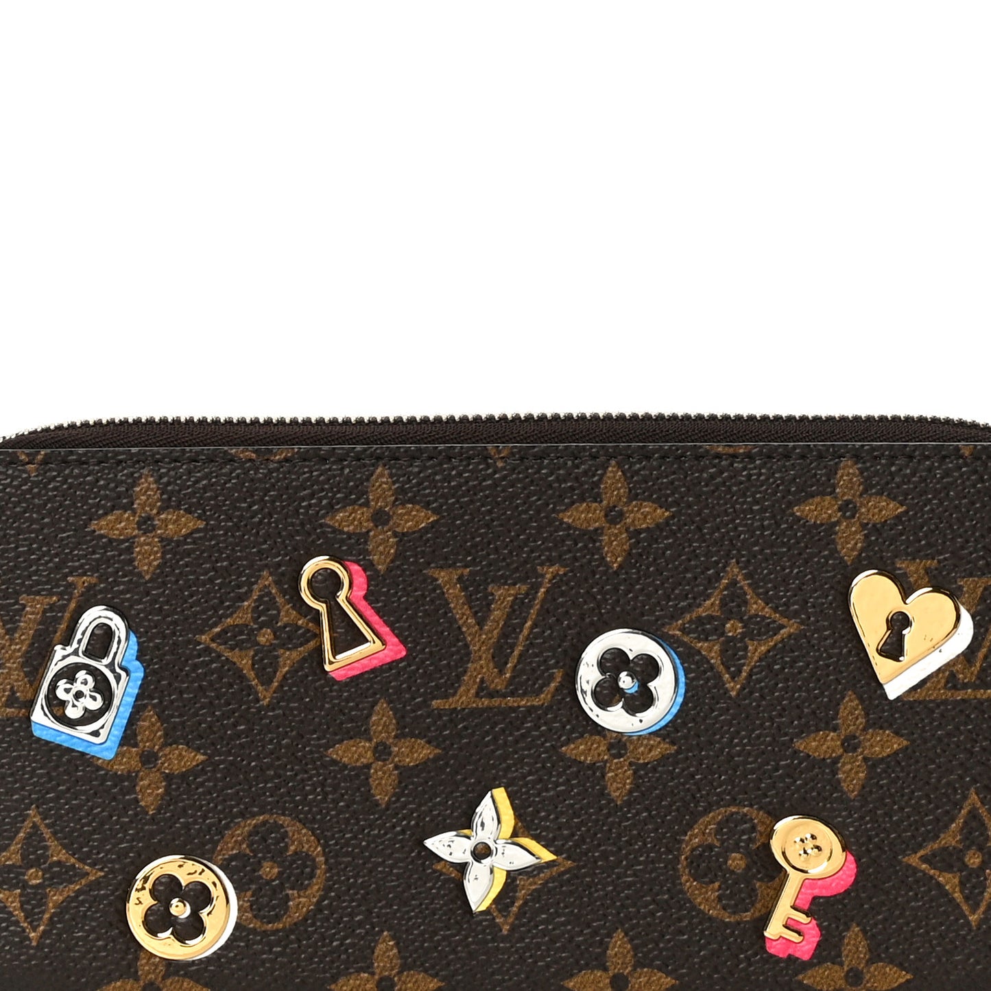 Monogram LV Love Lock Zippy Wallet