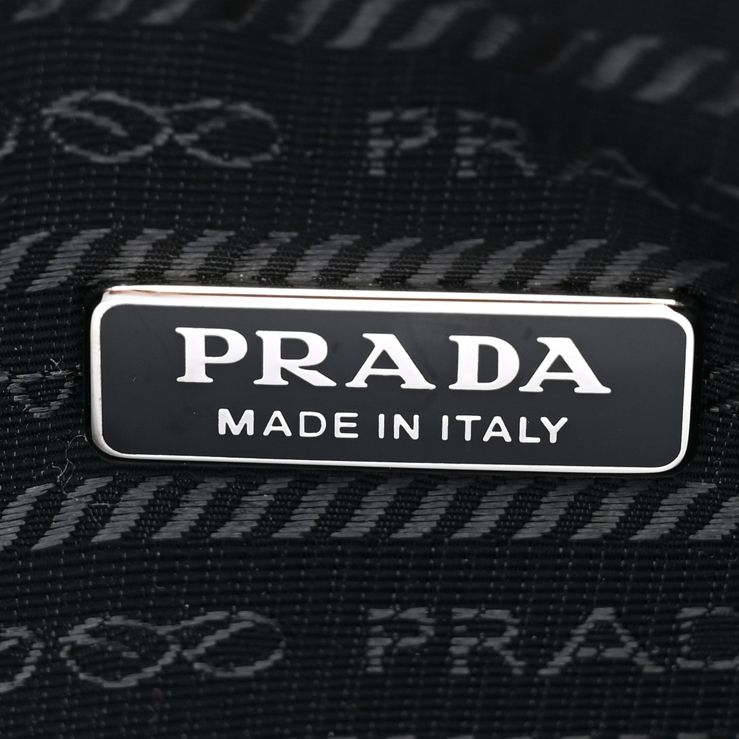 Prada Nylon Sequin Embellished Polka Dot Re-Edition 2005 Shoulder Bag Black 7 of 9