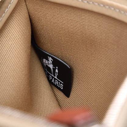 Hermes Vache Hunter Toile Herbag Zip 31 PM Trench Cuivre 10 of 11