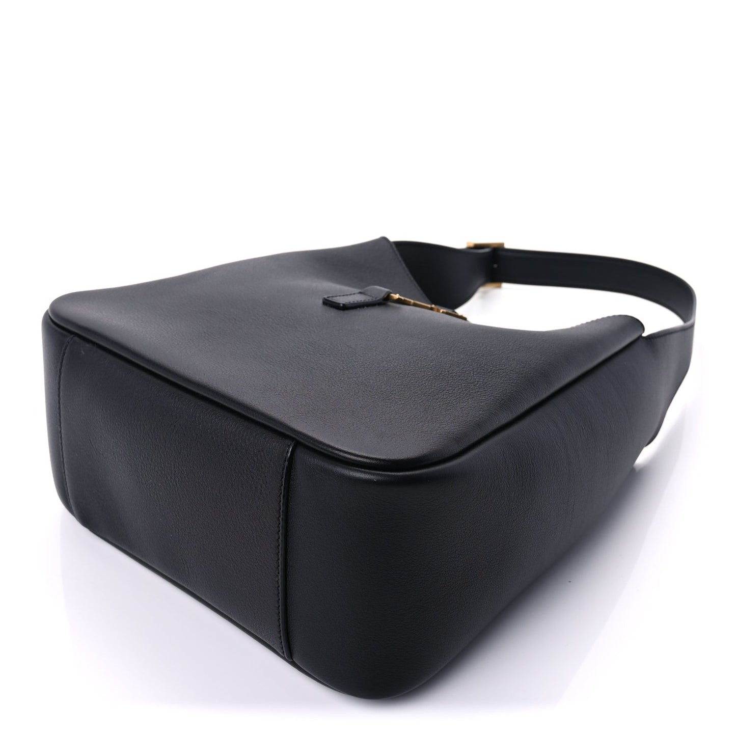 Smooth Calfskin Small Le 5 A 7 Soft Hobo  Black