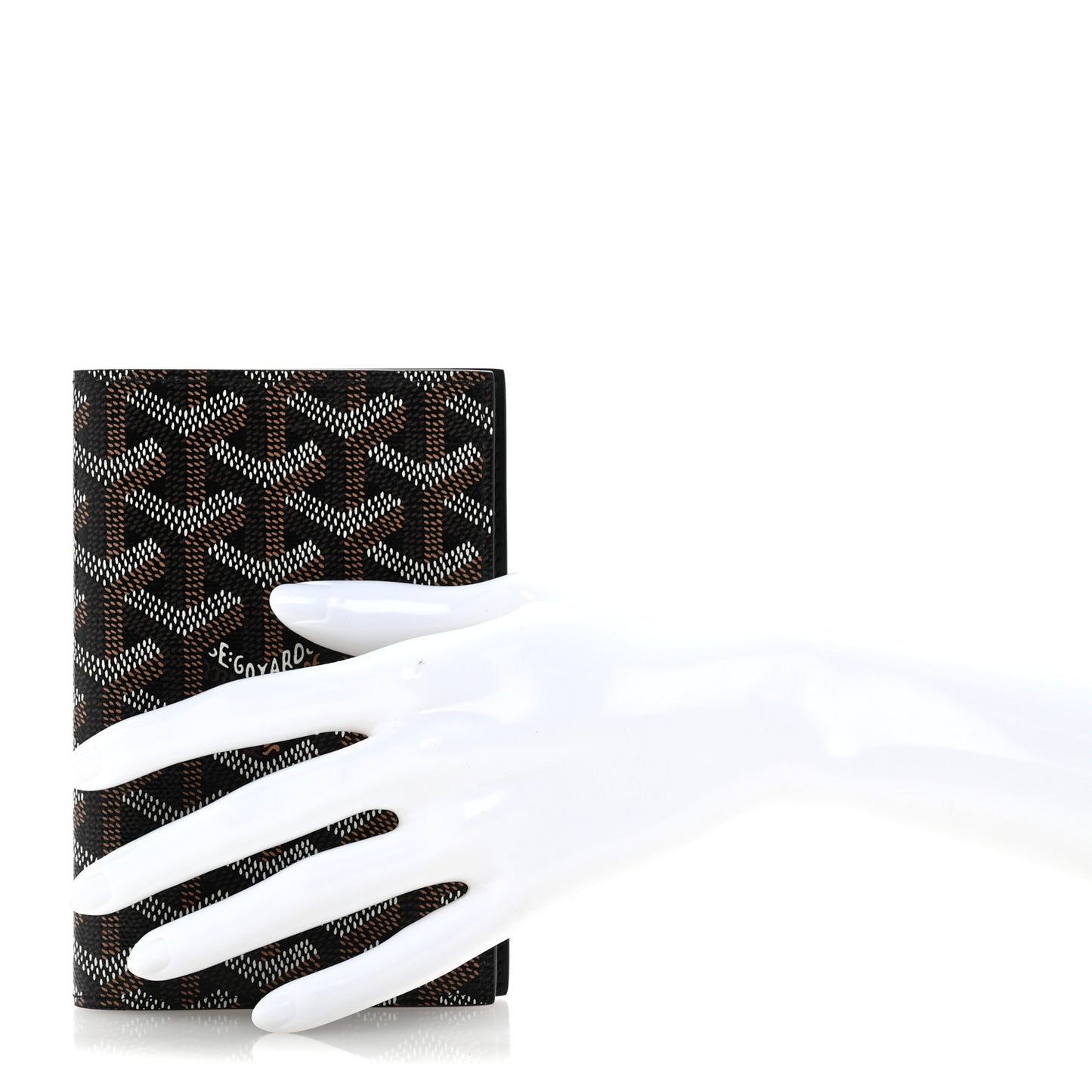 Goyardine Passport Wallet Black