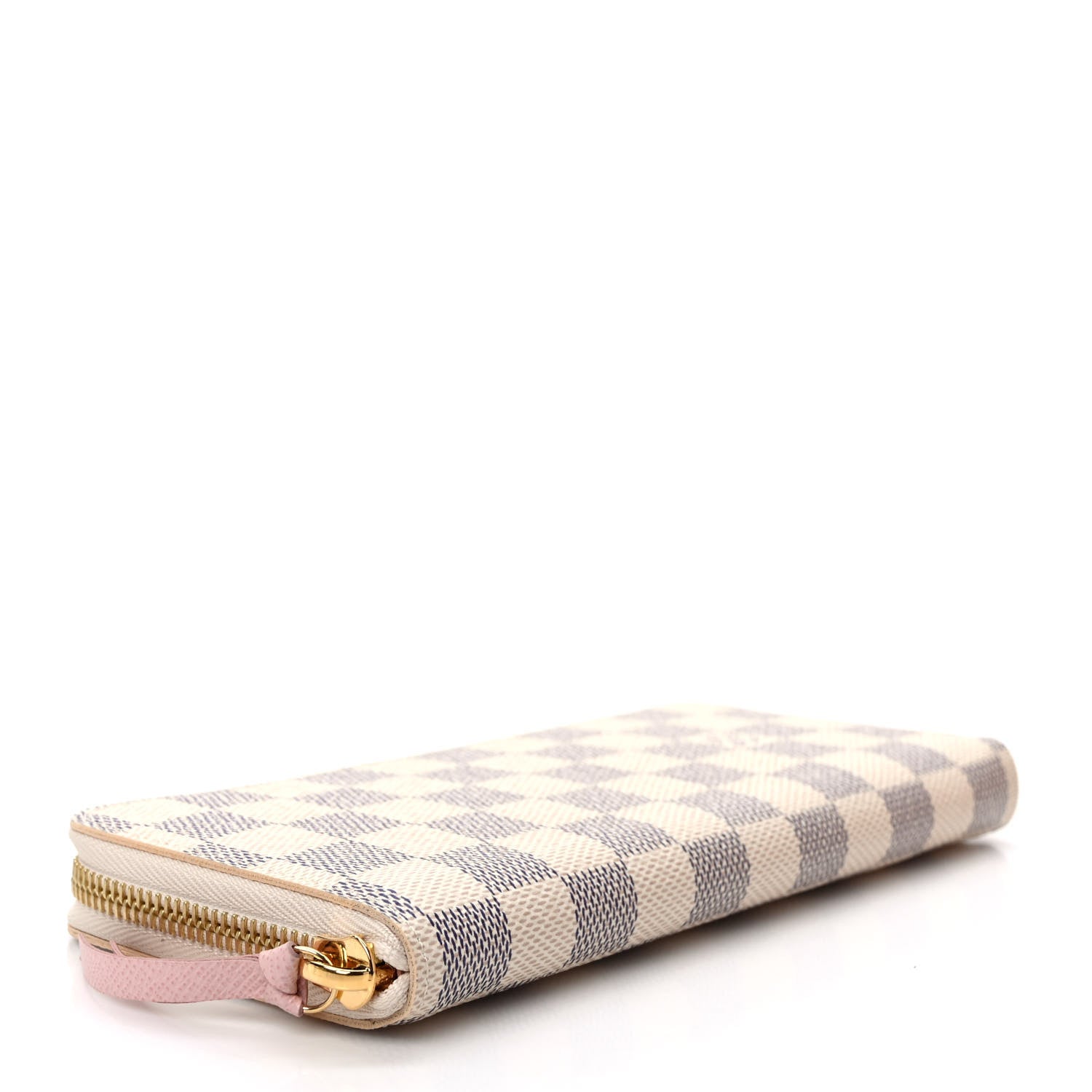 Louis Vuitton Damier Azur Clemence Wallet Rose Ballerine 4 of 7