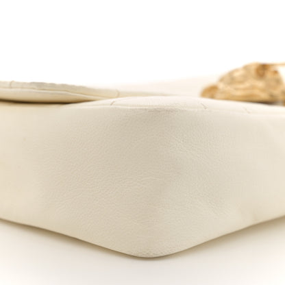 Chanel Lambskin Chocolate Bar Leo Lion Flap White 9 of 15