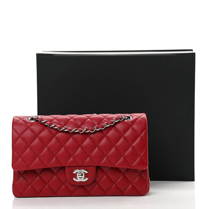 Chanel Caviar Quilted Medium Double Flap Red 12 of 12