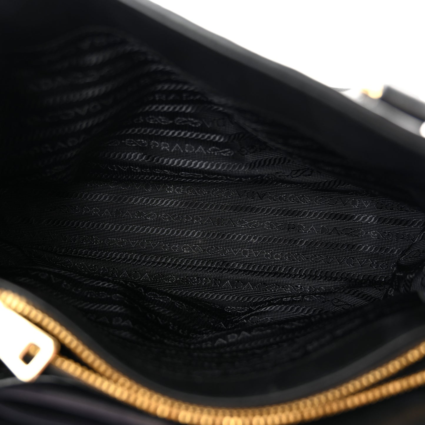 Tessuto Nylon Gaufre Small Tote Black