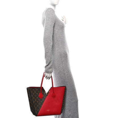 Louis Vuitton Calfskin Monogram Kimono Tote Cherry 2 of 10