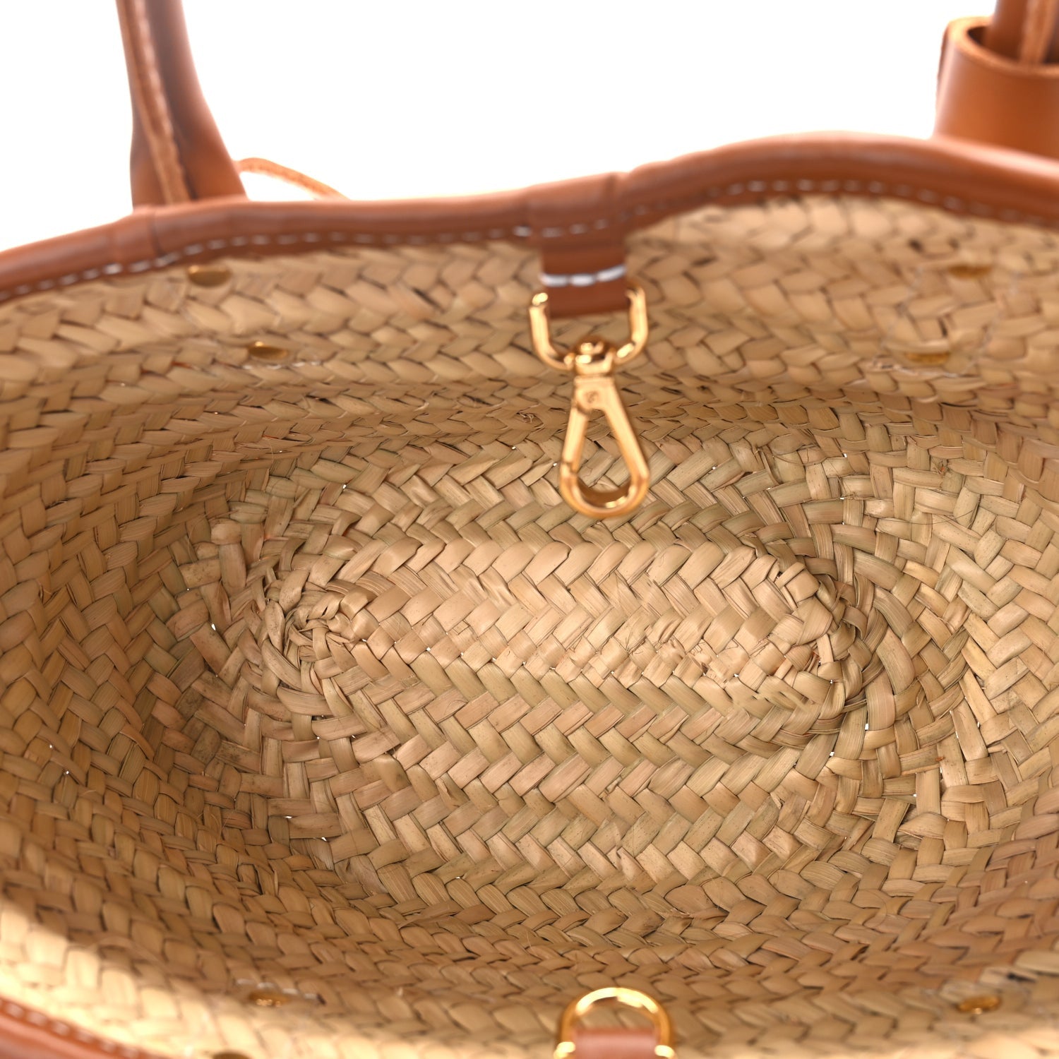 Jacquemus Raffia Le Petit Panier Soli  Light Brown 4 of 8