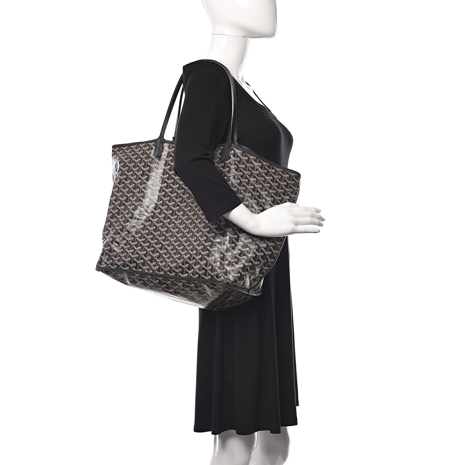 Goyard Goyardine Reversible Anjou GM Black 3 of 22