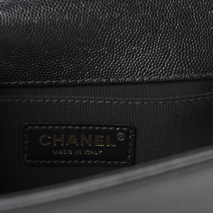 Chanel Caviar Quilted Small Boy Flap Black 8 of 11