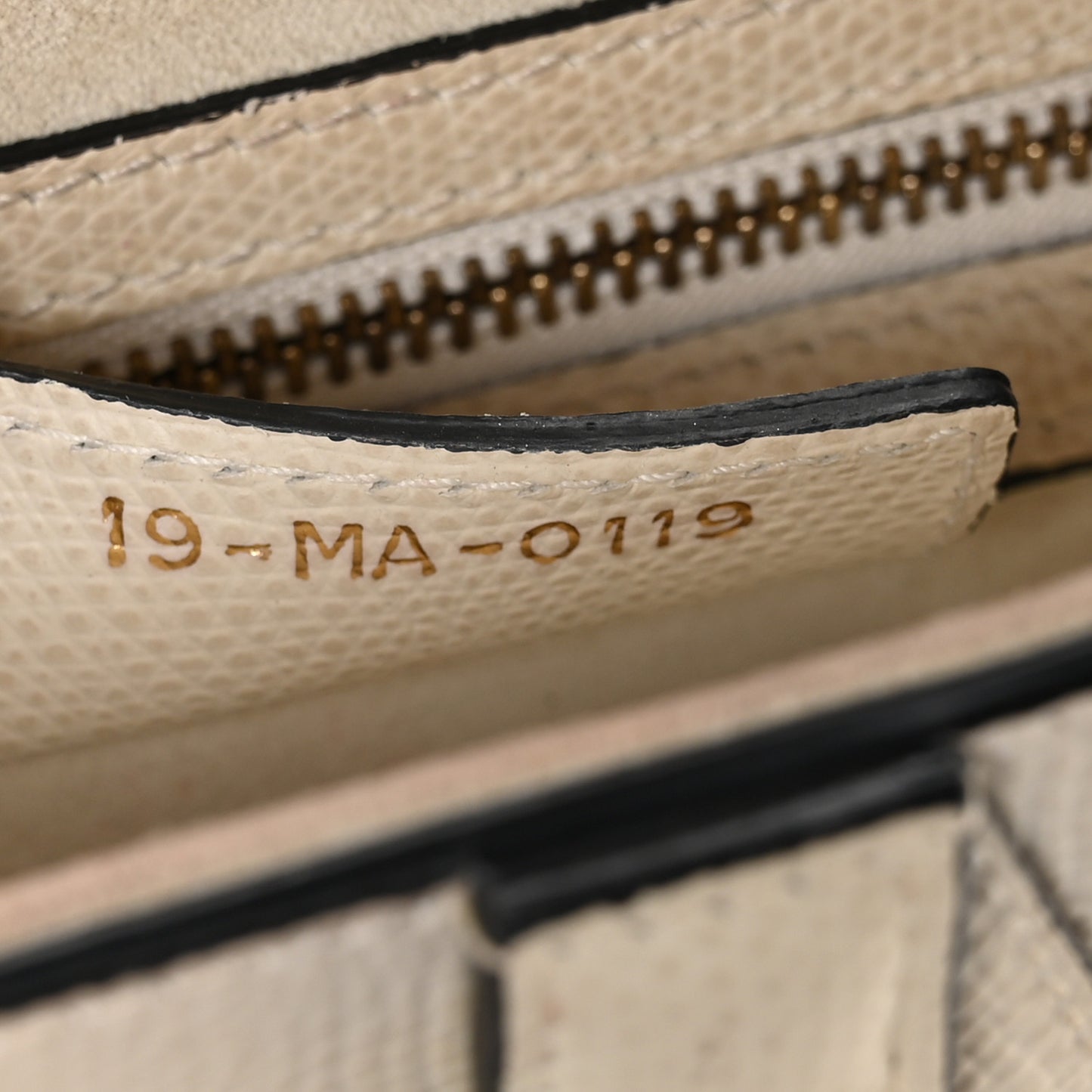 Grained Calfskin Saddle Bag White