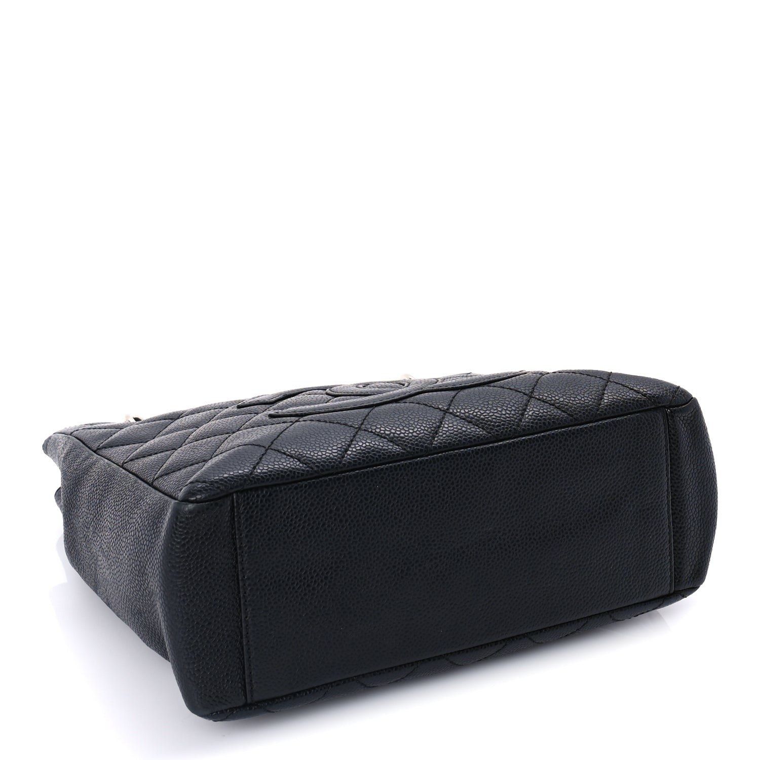 Chanel Caviar Quilted Petit Shopping Tote PST Black 3 of 9