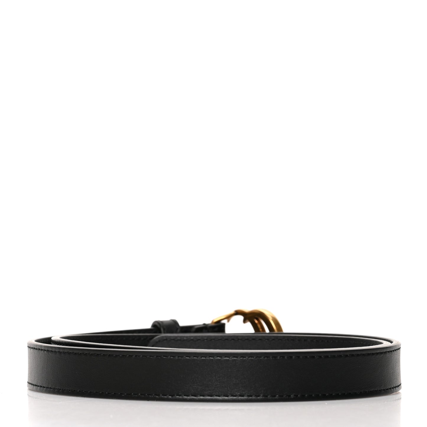 Calfskin Double G 20mm Belt 80 32 Black