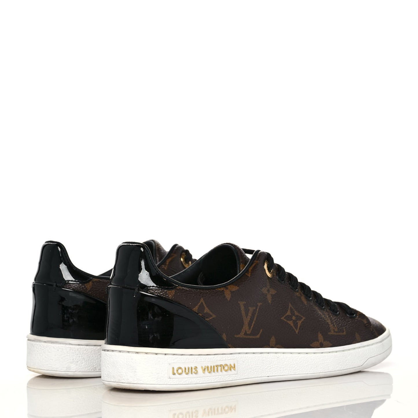 Patent Monogram Frontrow Sneakers 36