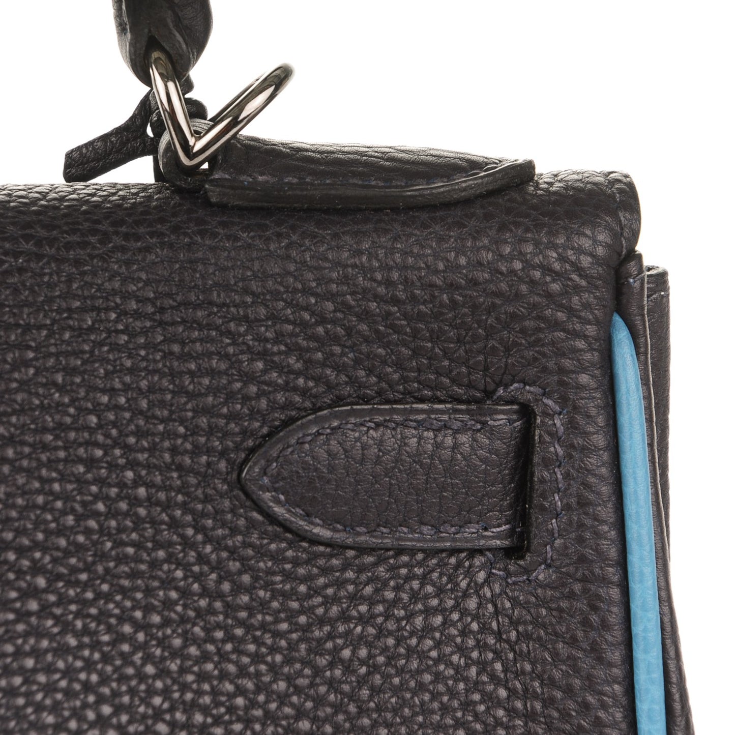 Togo Kelly Retourne 28 Indigo Blue Jean