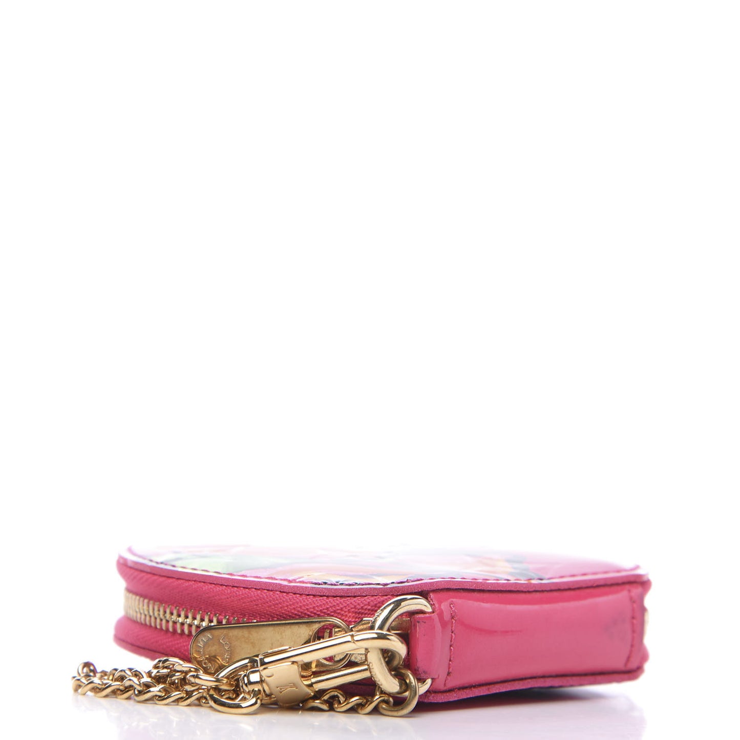 Vernis Roses Chapeau Coin Purse Rose Pop