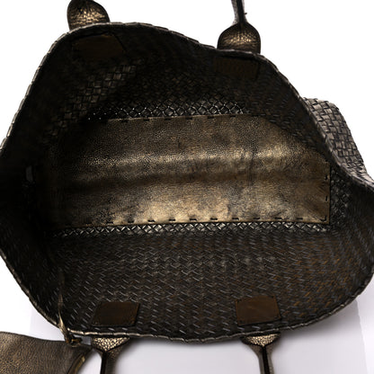 Bottega Veneta Intrecciato Medium Cabat Platino Ossidato 5 of 12