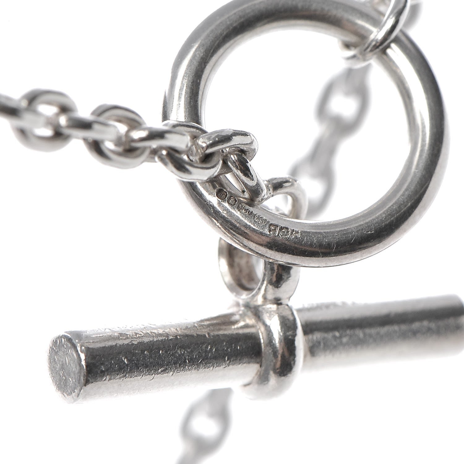 Hermes Sterling Silver Farandole Necklace 80 6 of 6