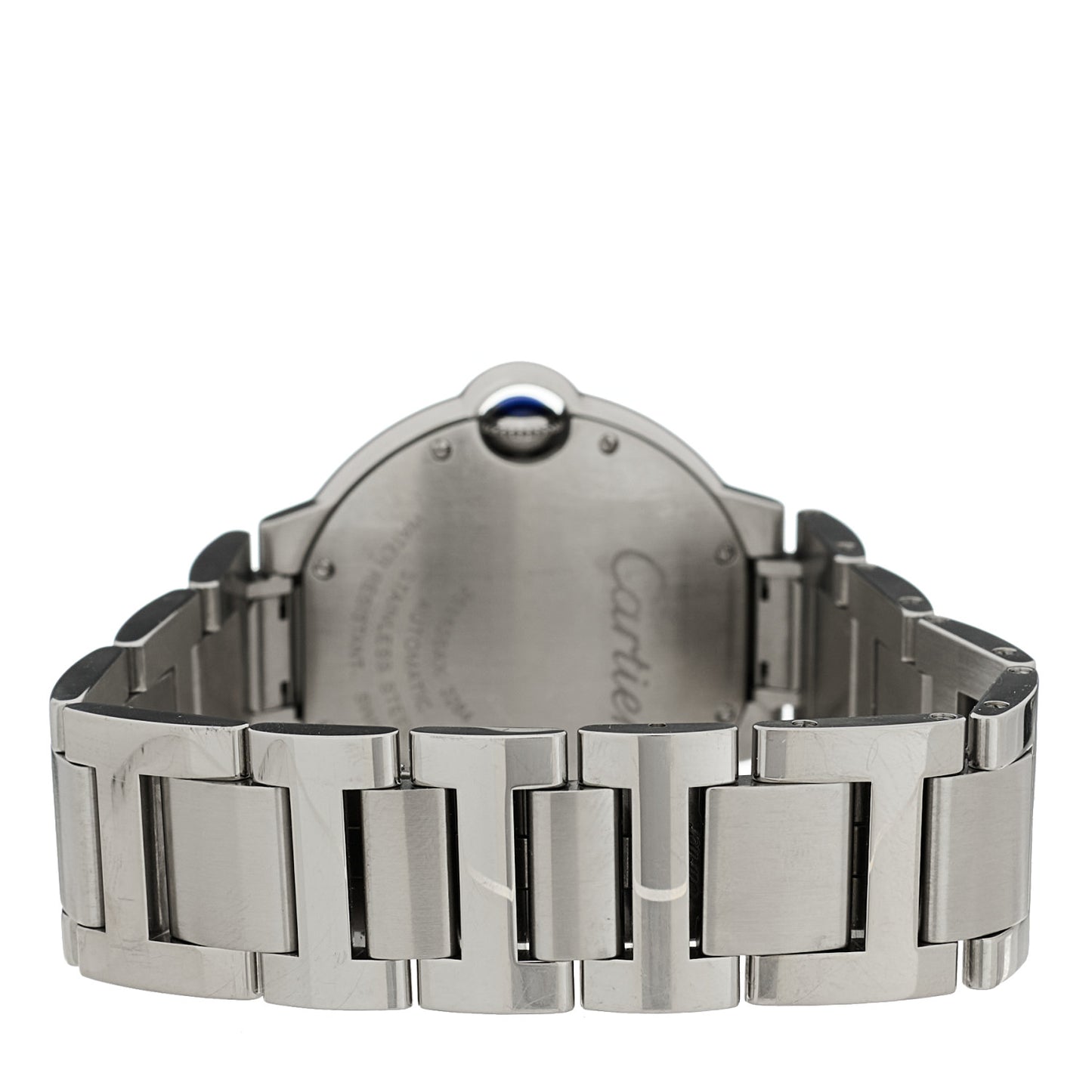 Stainless Steel Diamond Bezel 36mm Ballon Bleu De Cartier Automatic Watch