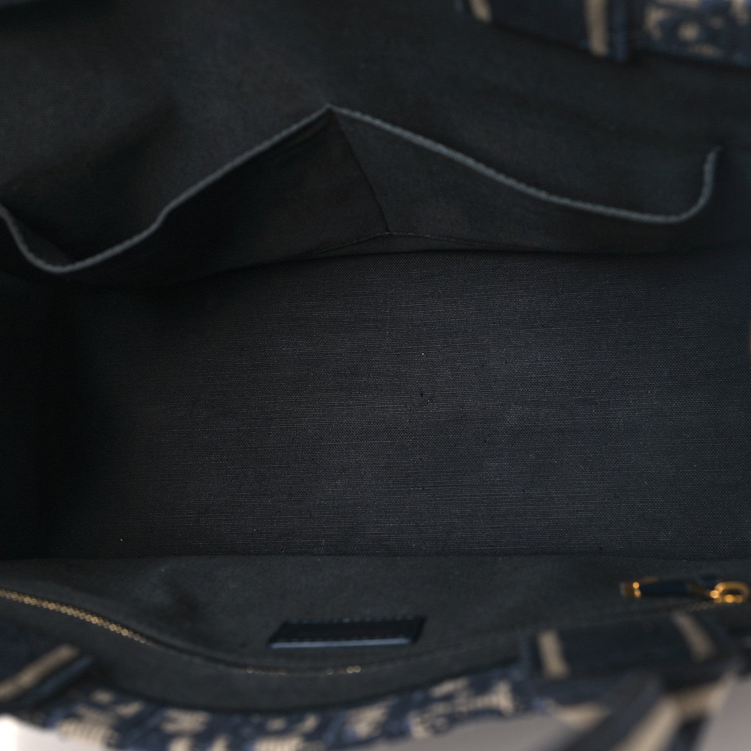 Christian Dior Oblique Calfskin Medium Book Tote With Strap Blue Multicolor 5 of 12