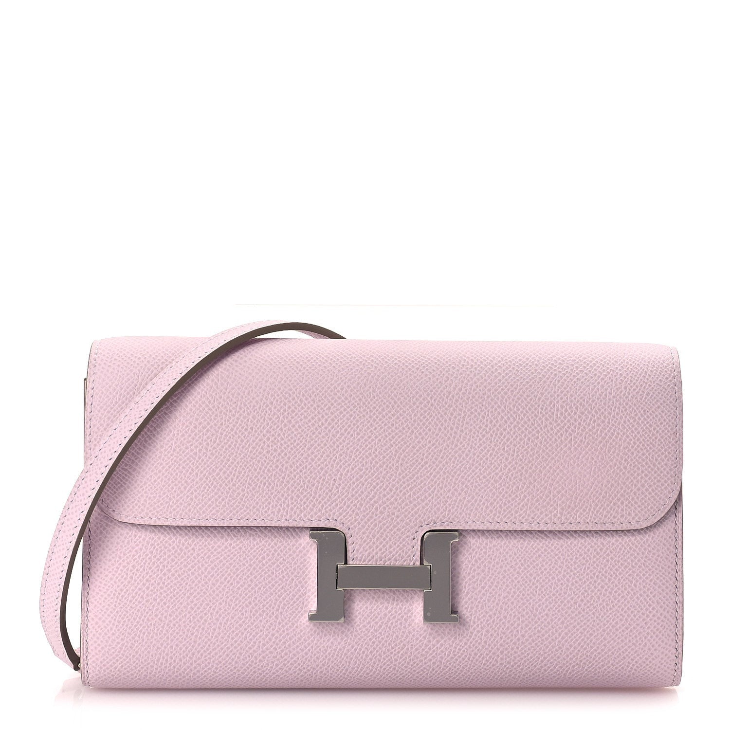 Hermes Epsom Constance Wallet To Go Mauve Pale 1 of 8