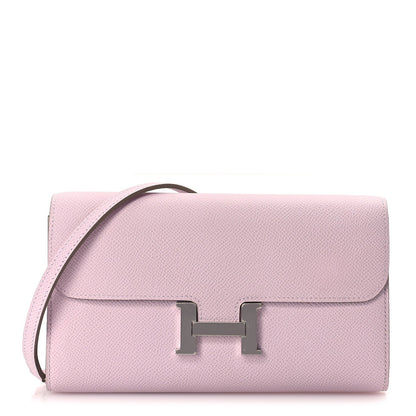 Hermes Epsom Constance Wallet To Go Mauve Pale 1 of 8