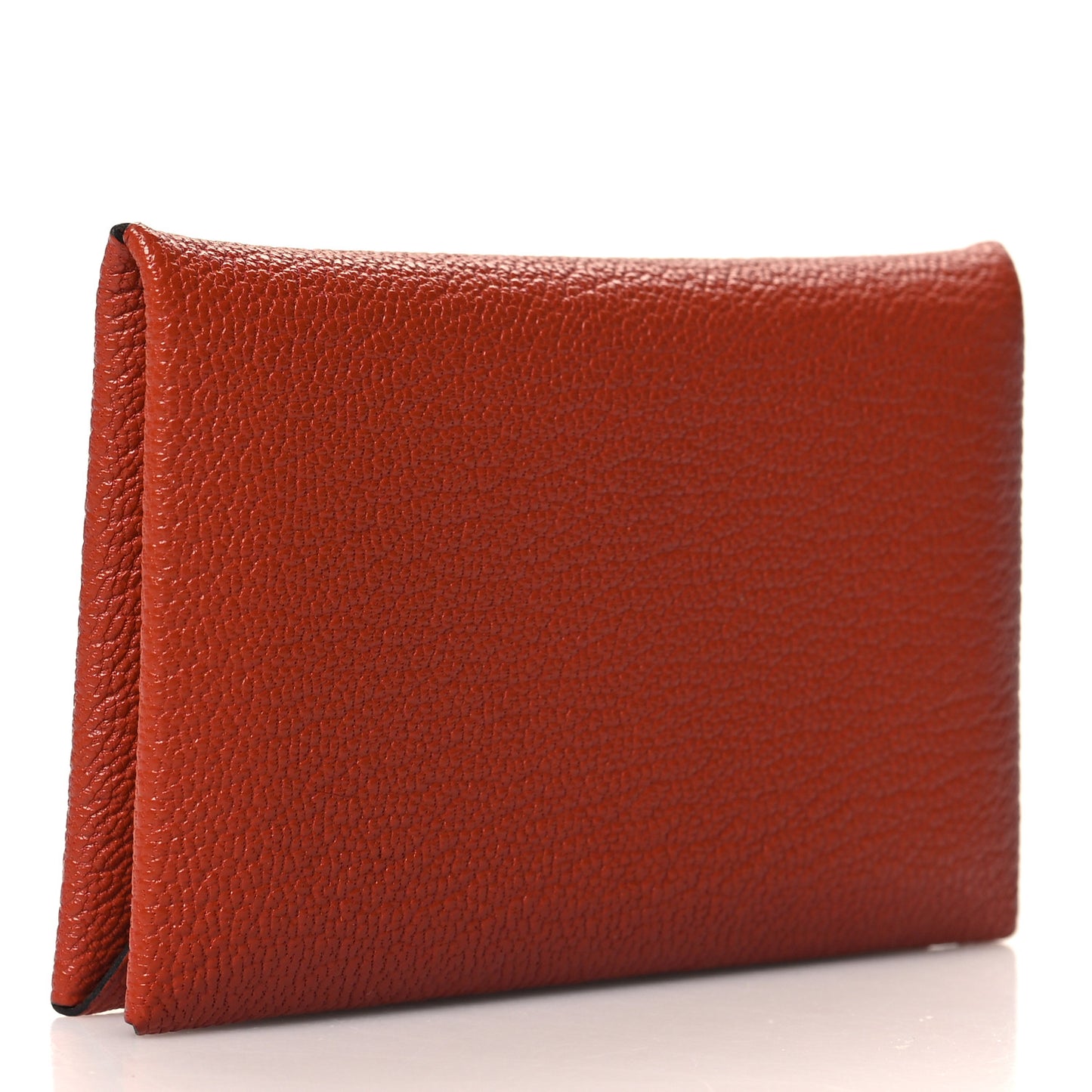 Chevre Mysore Calvi Card Case Cuivre