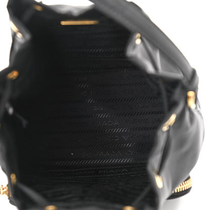 Prada Re-Nylon Duet Drawstring Shoulder Bag Black 5 of 11