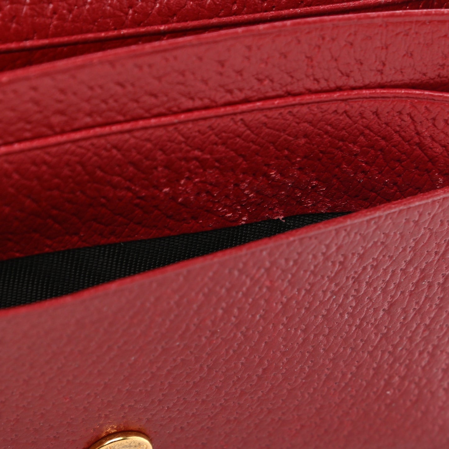 GG Supreme Monogram Tian Card Case Beige Multicolor Red