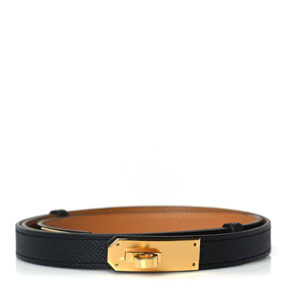 Hermes Epsom Kelly Belt  Black 1 of 5