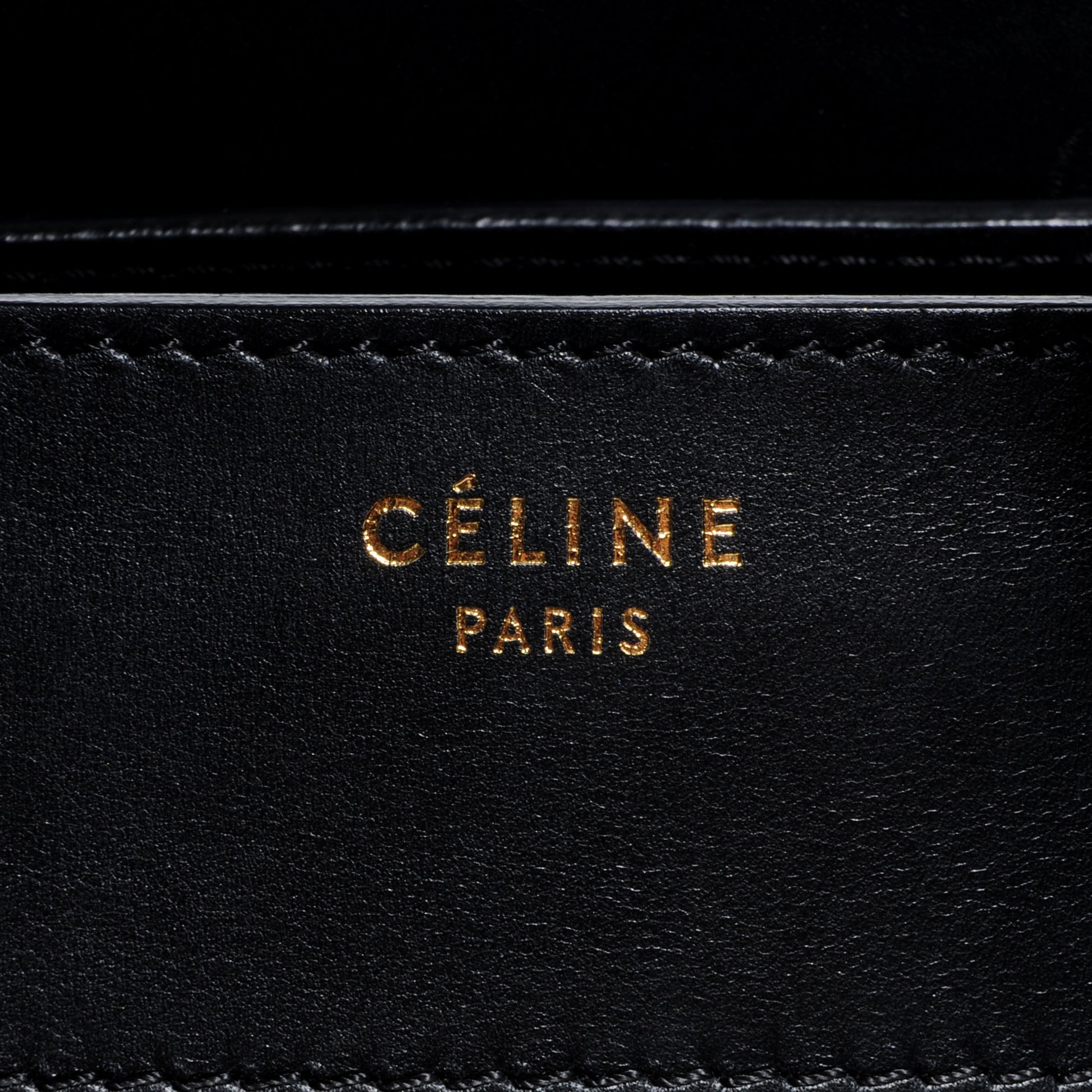 Celine Palmelato Leather Mini Luggage Black 6 of 9