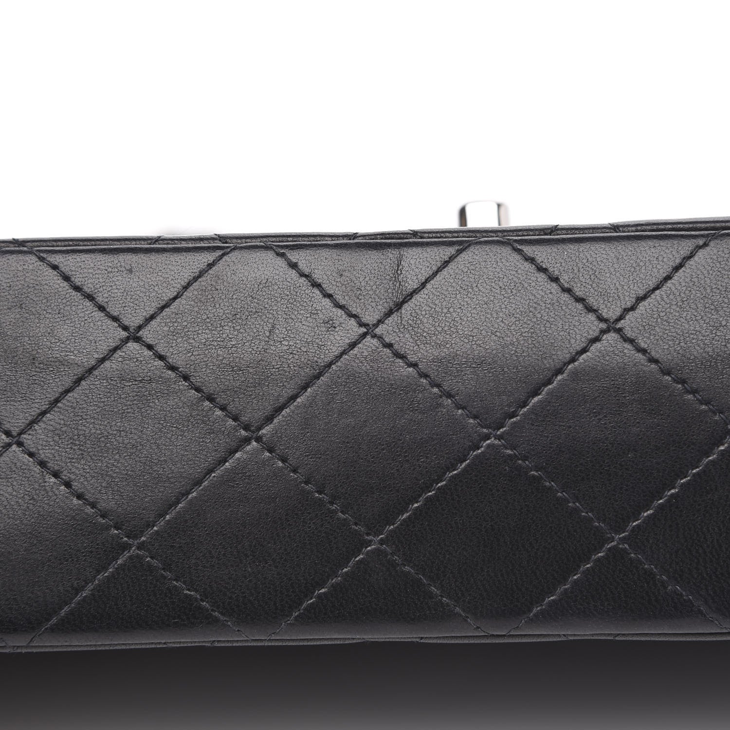 Chanel Lambskin Quilted Medium Double Flap Black 11 of 16