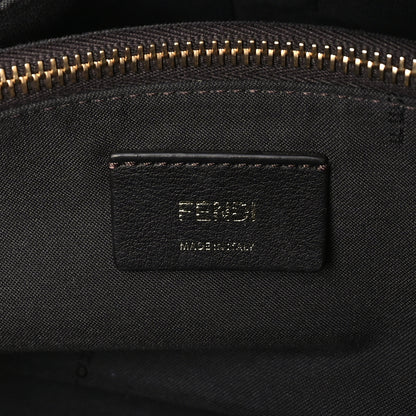 Fendi Vitello King Elaphe Python Print Logo Medium By The Way Boston Bag  Tartufo Daisy Roccia 5 of 8