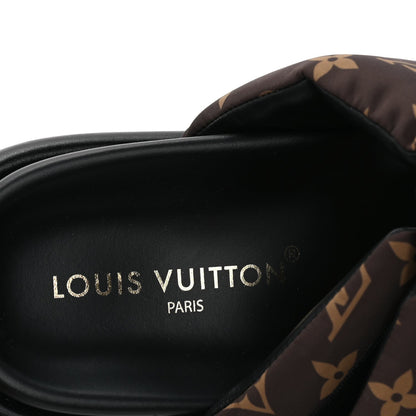 Louis Vuitton Nylon LV Pool Pillow Flat Comfort Mules 40  Cacao Brown 7 of 8