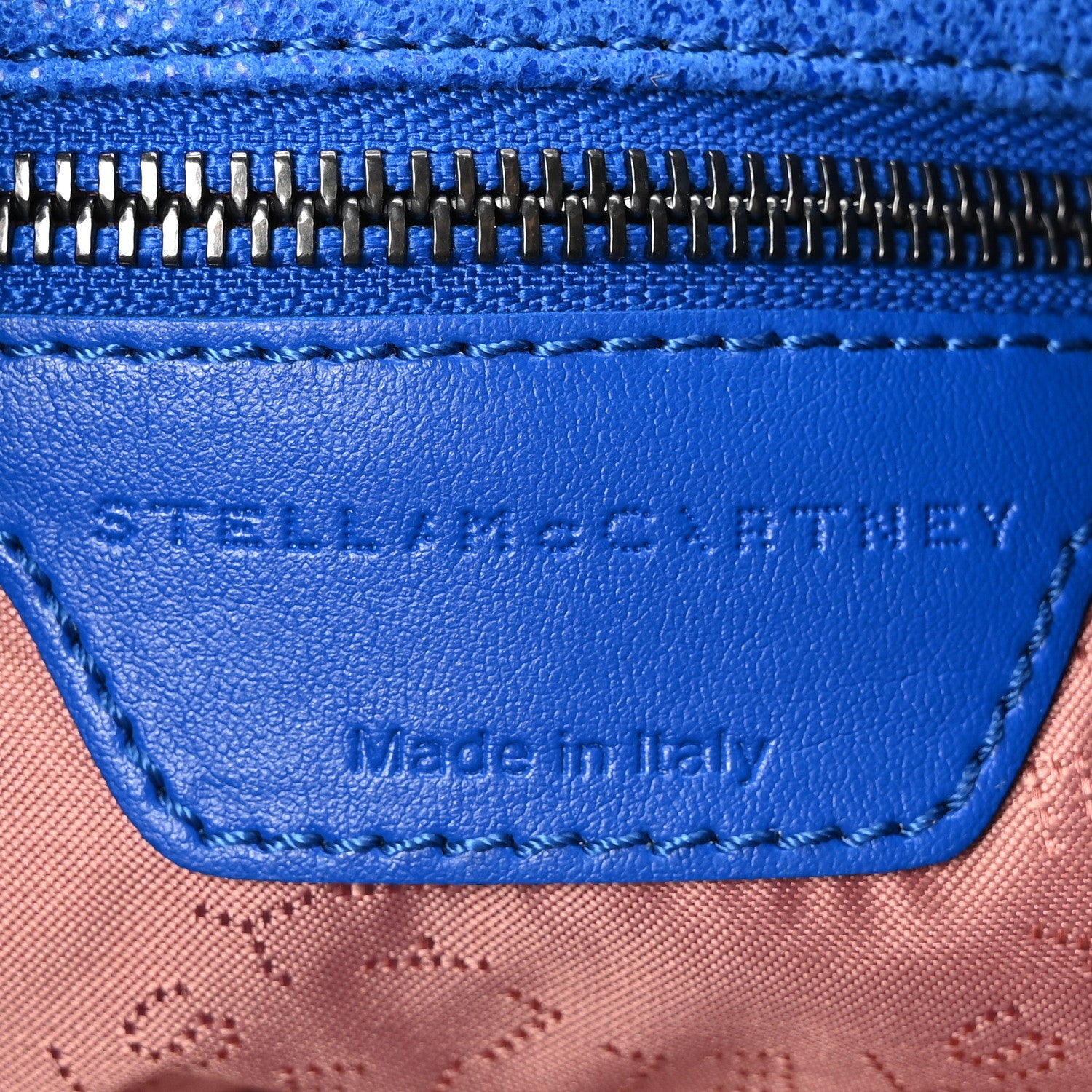 Stella McCartney Shaggy Deer Small Falabella Tote Bright Blue 6 of 9