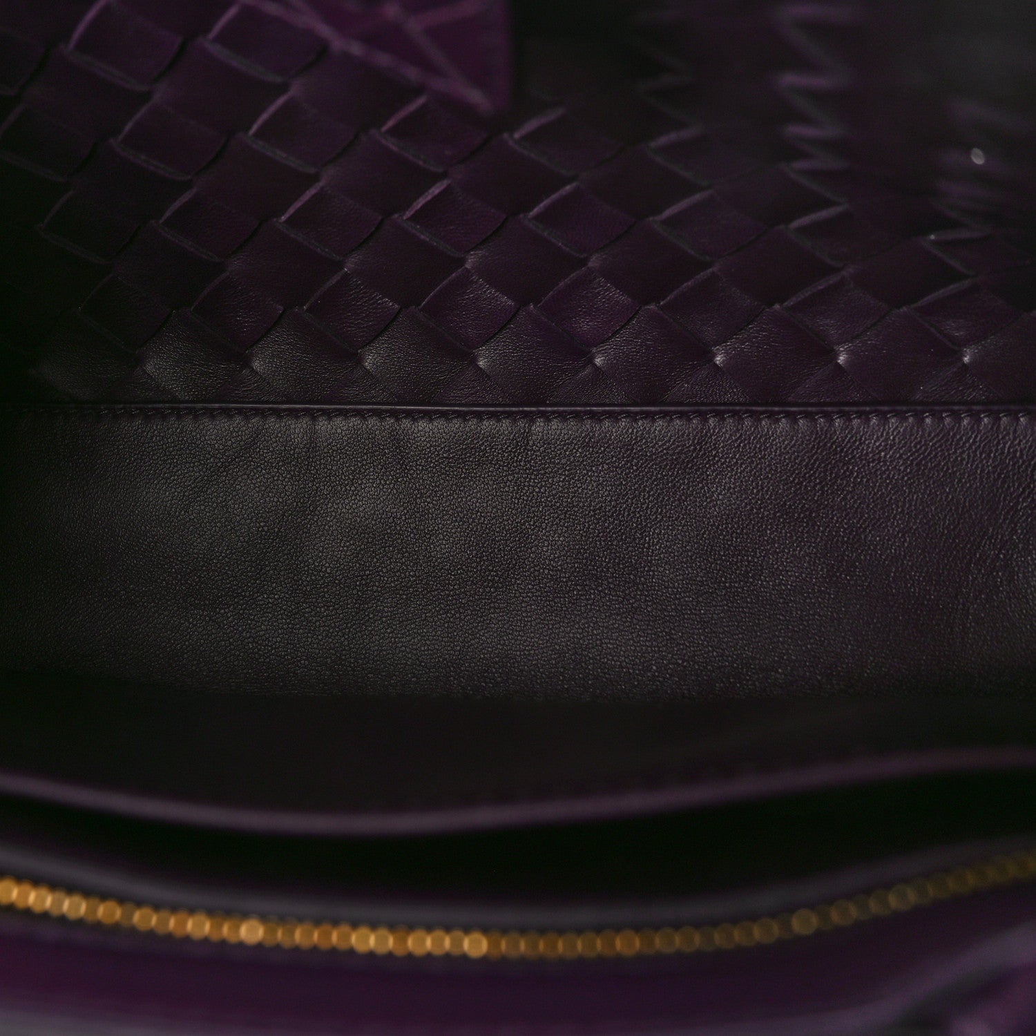 Bottega Veneta Nappa Intrecciato Small East West Andiamo Shoulder Bag Dark Mystic 5 of 10