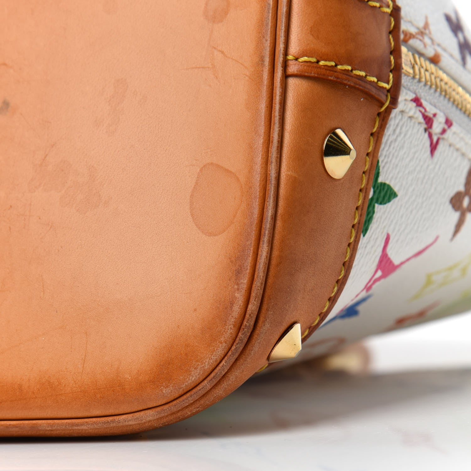 Louis Vuitton Monogram Multicolor Alma White 14 of 20