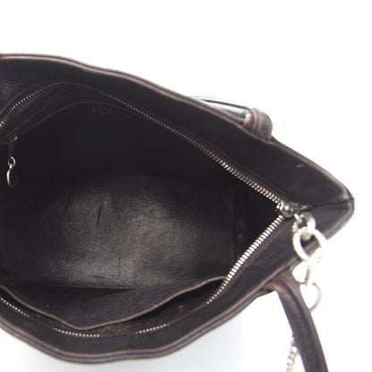 Chanel Caviar Quilted Medallion CC Tote Dark Brown 5 of 17