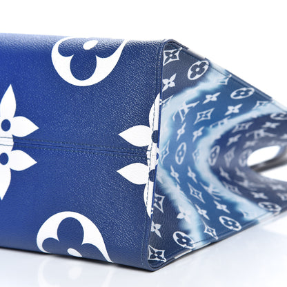 Louis Vuitton Monogram Escale Onthego GM Blue 10 of 12