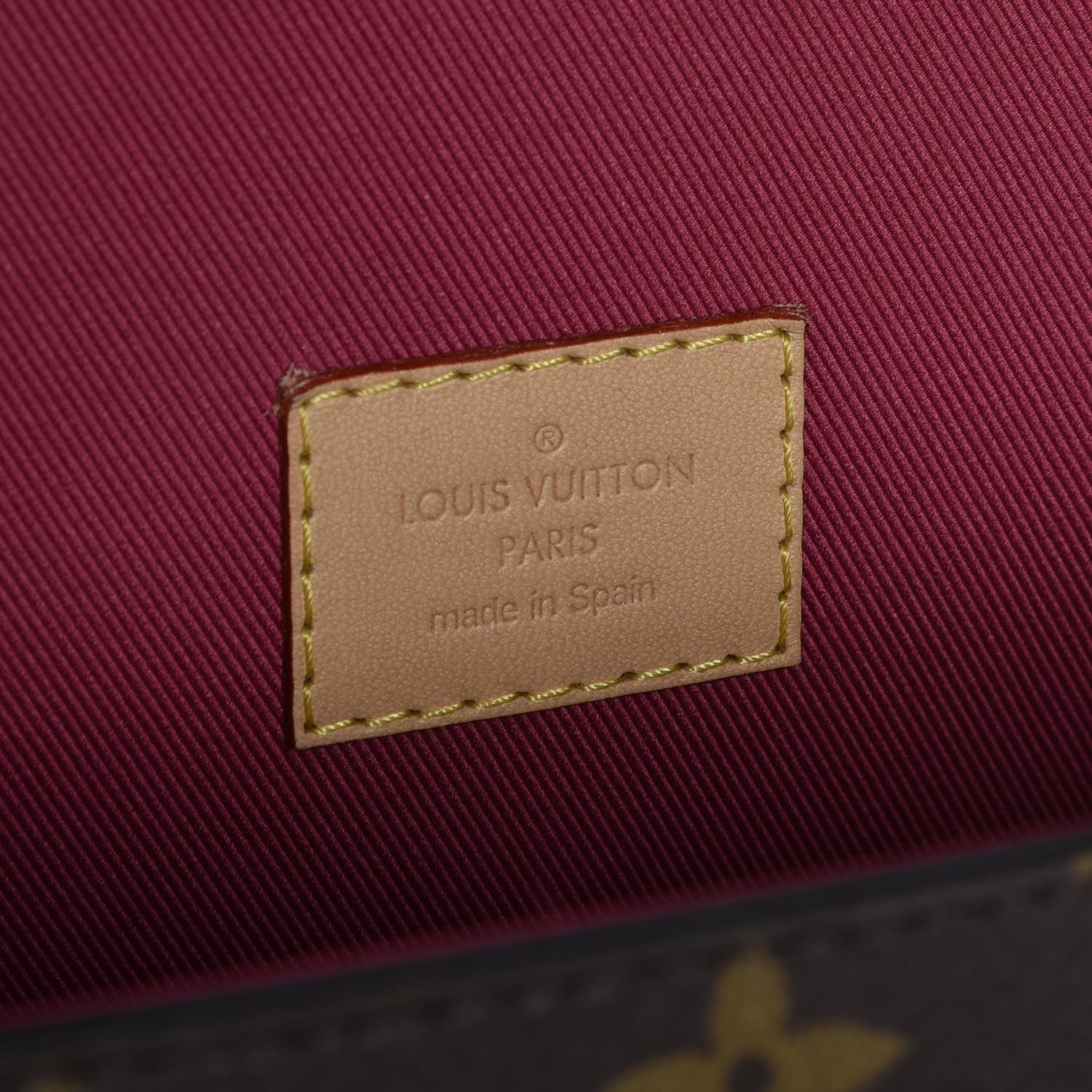 Louis Vuitton Monogram Cluny BB Bordeaux Fuchsia 6 of 7